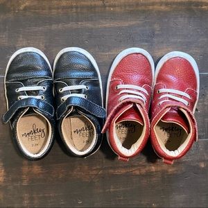 Monkey Feet 2-3 years flexible sole sneakers lot